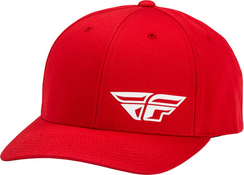 FLY RACING FLY F-WING HAT RED 351-0136