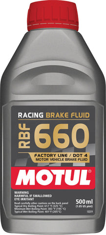 MOTUL RBF 660 RACING BRAKE FLUID 500ML 101667