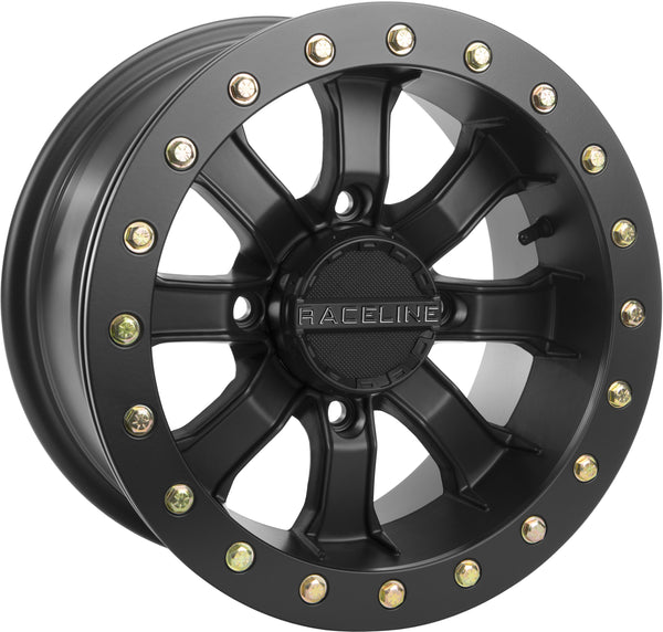 RACELINE MAMBA BDLK WHEEL 14X8 4/156 4+4 (0MM) BLACKOUT A71B-48056-44