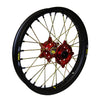 PRO-WHEEL WHEEL REAR 1.85X19 RED HUB GLD RIM/BLK SPOKE/SIL NIPPLE 24-1317421