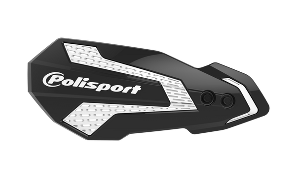 POLISPORT MX FLOW HANDGUARDS BLACK/WHITE 8308200013