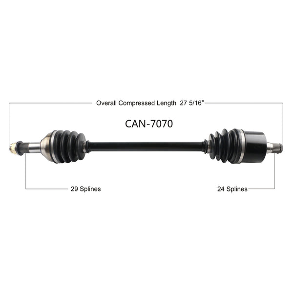 OPEN TRAIL OE 2.0 AXLE REAR RIGHT CAN-7070