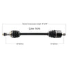 OPEN TRAIL OE 2.0 AXLE REAR RIGHT CAN-7070