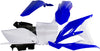 POLISPORT PLASTIC BODY KIT BLUE/WHITE 90272