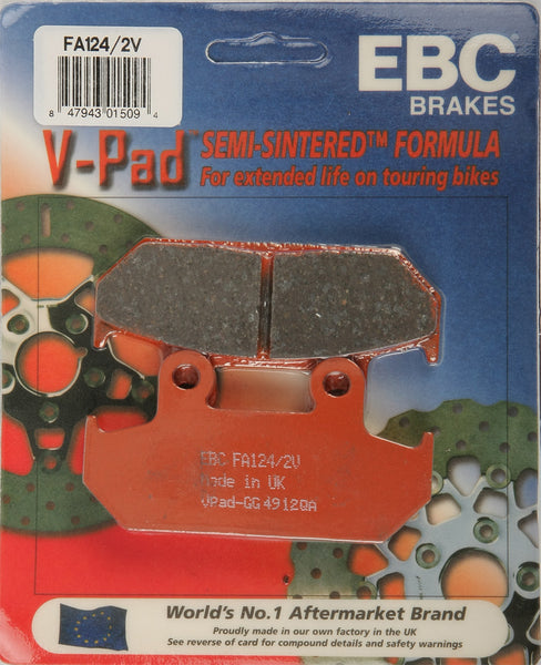 EBC BRAKE PADS V-SERIES FA124/2V