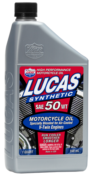 LUCAS SYNTHETIC HIGH PERFORMANCE OIL 50WT 1QT 10765