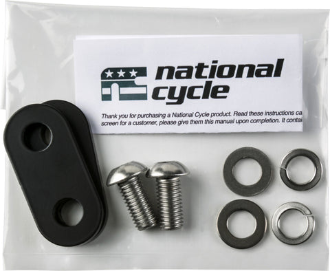 NATIONAL CYCLE FOOTREST MOUNT/PR BLACK 38MM COMFORT BAR GL1800 BAG#4015-38MM