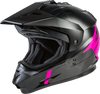 GMAX GM-11 DUAL-SPORT SCUD HELMET BLACK/PINK/GREY XS G1113403