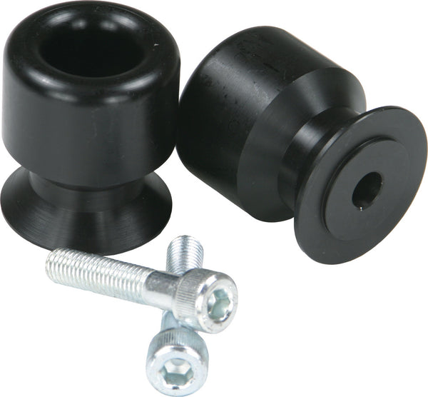 DMP SWINGARM SPOOLS BLACK 10MM 200-2201