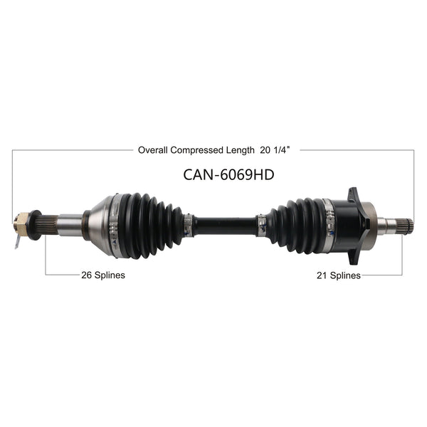 OPEN TRAIL HD 2.0 AXLE FRONT RIGHT CAN-6069HD