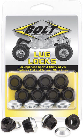 BOLT LUG-LOCKS BLACK 2005-LUG.B