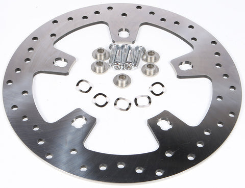 HARDDRIVE FRONT DRILLED BRAKE ROTOR SS TOURING 14-UP 144152