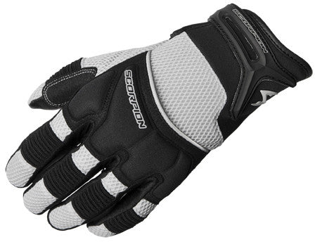 SCORPION EXO COOL HAND II GLOVES SILVER SM G19-043