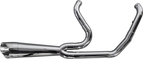 TBR COMP S 2IN1 EXHAUST DYNA POLISHED W/TURNOUT 005-5130199-P