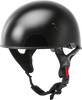 GMAX HH-65 HALF HELMET NAKED BLACK XS H1650023