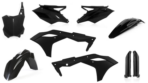 ACERBIS FULL PLASTIC KIT BLACK 2630630001