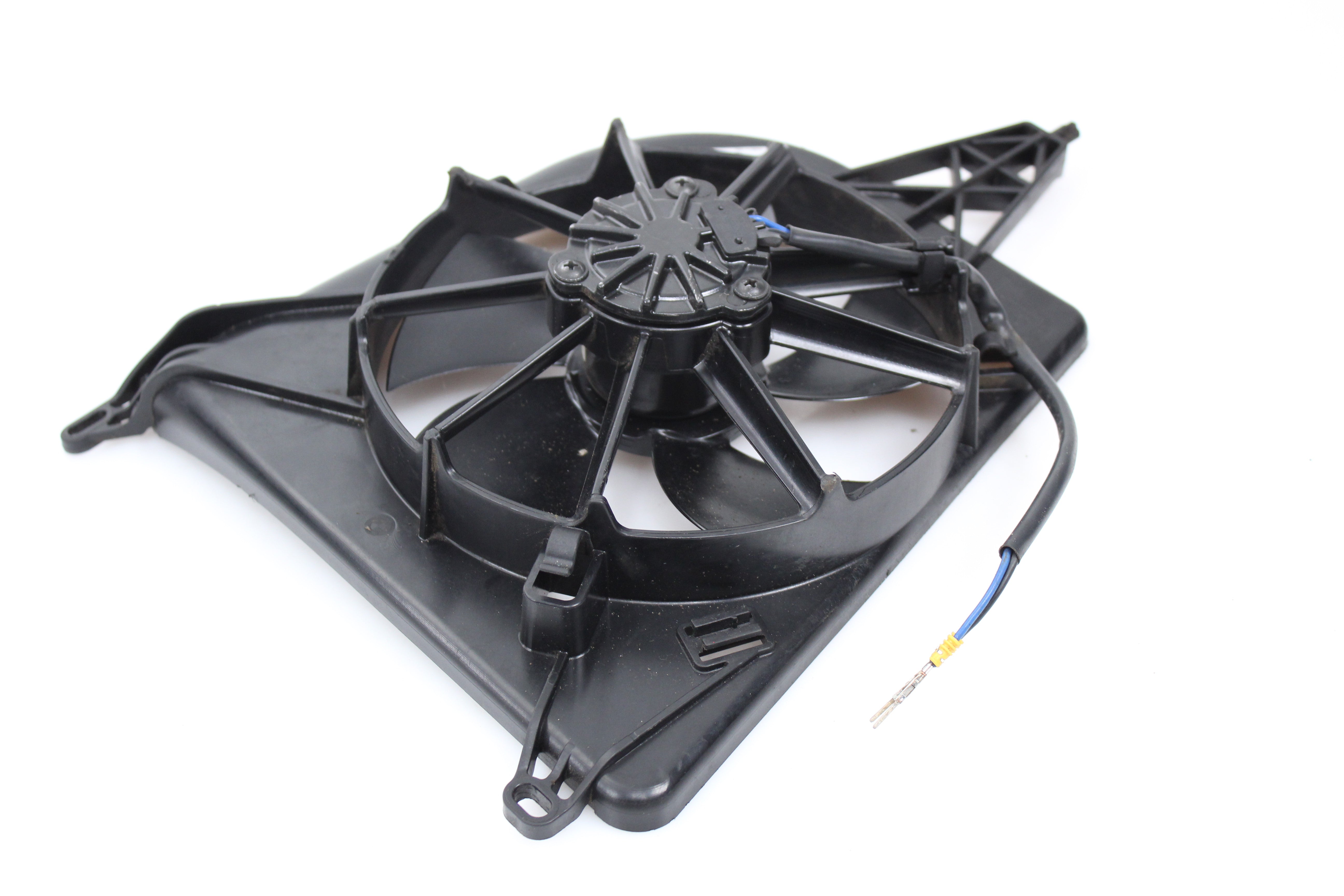 USED Radiator Fan Cooling BMW 20-22 S1000R 21-22 M1000RR 21-22 S1000XR OEM Used part. Still in good condition. Plug is damaged. Still has pins. Comes as pictured | Cheap Thrills Motorsports