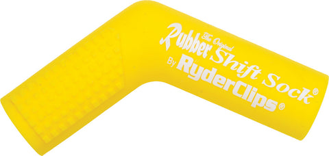 RYDER CLIPS RUBBER SHIFT SOCK (YELLOW) RSS-YELLOW