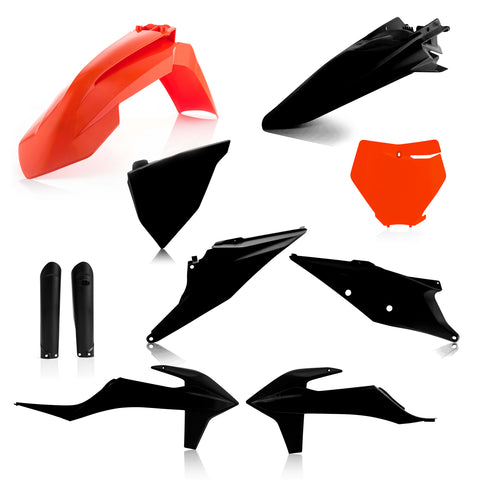 ACERBIS FULL PLASTIC KIT ORANGE TO BLACK 2726495225