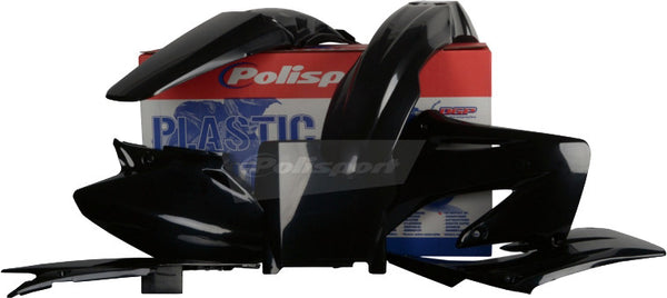 POLISPORT PLASTIC BODY KIT BLACK 90192