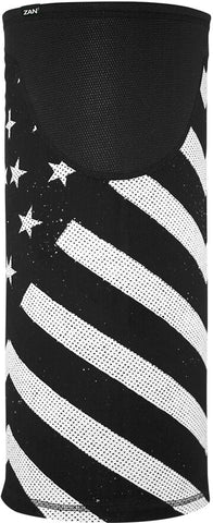 ZAN SPORTFLEX WINDPROOF MOTLEY TUBE BLACK & WHITE FLAG TW091