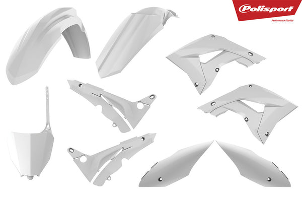 POLISPORT PLASTIC BODY KIT WHITE 90820