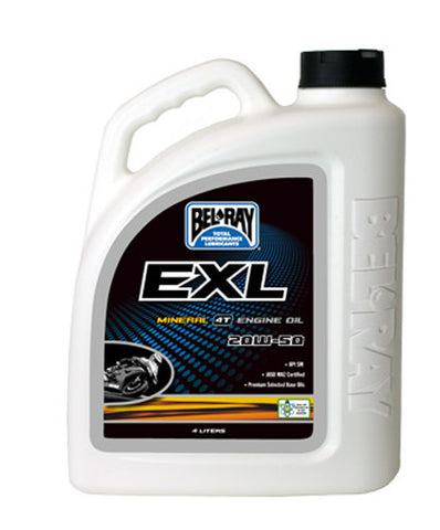BEL-RAY EXL MINERAL 4T ENGINE OIL 20W-50 4L 99100-B4LW