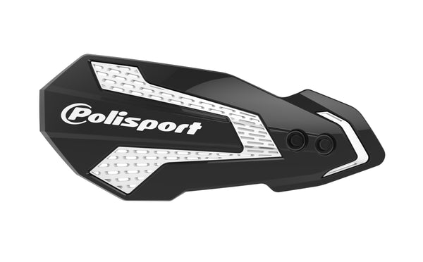 POLISPORT MX FLOW HANDGUARDS BLACK/WHITE 8308200006