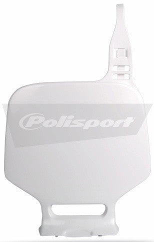 POLISPORT FRONT NUMBER PLATE WHITE 8662300002