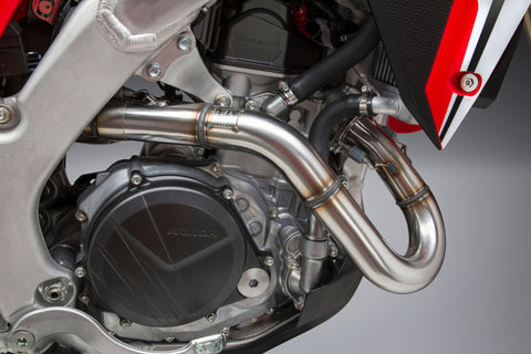 YOSHIMURA RS-9 HEADER/CANISTER/END CAP EXHAUST DUAL SLIP-ON SS-AL-CF 22843BR520