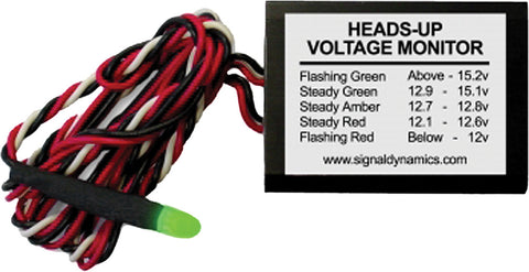 SDC HEADS-UP VOLTAGE MONITOR 2-1/4X1-5/8-5/8