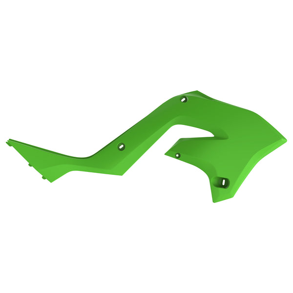 POLISPORT RADIATOR SCOOPS RESTYLING GREEN KAW 8425800001