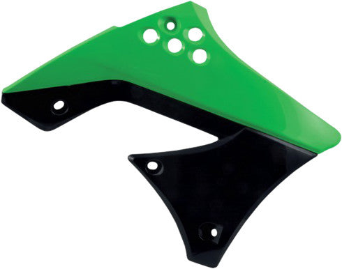 ACERBIS RADIATOR SHROUDS GREEN/BLACK 2141721089