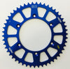 SUNSTAR REAR SPROCKET ALUMINUM 50T-520 BLU HON/YAM 5-359250BL