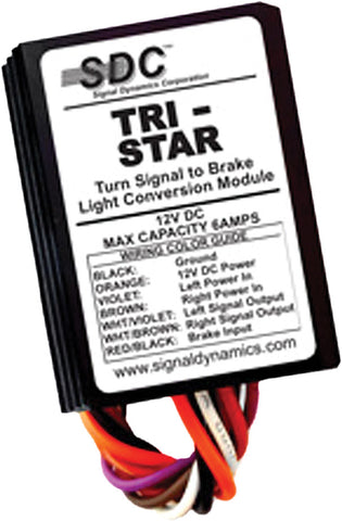 SDC TRI-STAR TURN SIGNAL TO BRAKE LIGHT CONVERSION MODULE 01006
