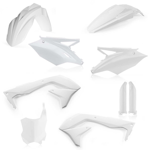 ACERBIS FULL PLASTIC KIT WHITE 2449570002