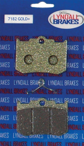 LYNDALL BRAKES BRAKE PAD GOLD+ PM 4PST 7182 GOLD+