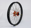 PRO-WHEEL WHEEL FRONT 1.60X21 ORANGE HUB BLK RIM/SIL SPOKE/GLD NIPPLE 23-3106214