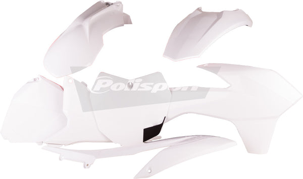 POLISPORT PLASTIC BODY KIT WHITE 90559