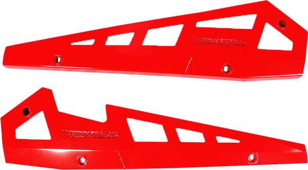 PRO ARMOR ROCK SLIDERS RED POL P141221RD-293