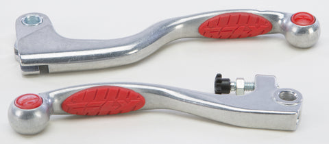 FLY RACING GRIP LEVER SET RED 201-016