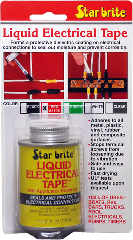 STAR BRITE LIQUID ELECTRICAL TAPE RED 4 OZ 84105
