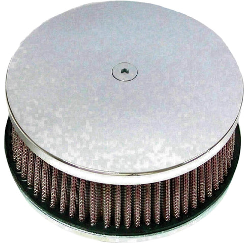 HARDDRIVE ROUND AIR CLEANER HP CLASSIC SMOOTH CHROME 5-7/8