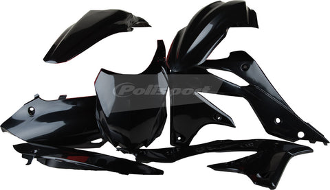 POLISPORT PLASTIC BODY KIT BLACK 90544