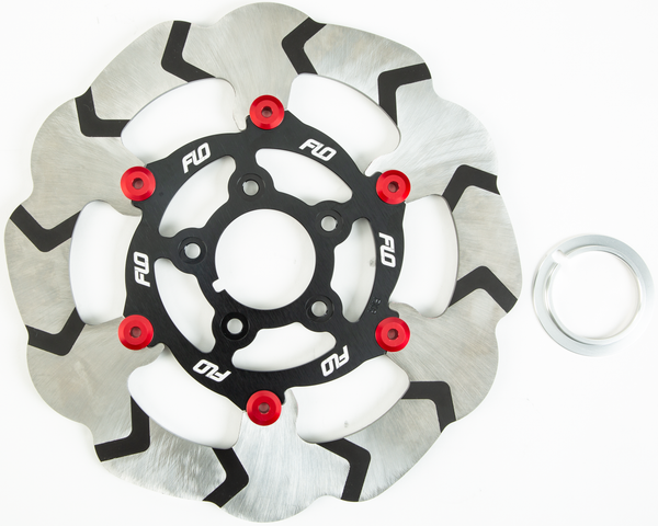 FLO MOTORSPORTS FLOATING ROTOR 11.5 FRONT RED HD-800R