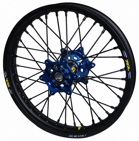 PRO-WHEEL WHEEL REAR 2.15X19 BLUE HUB GLD RIM/GLD SPOKE/SIL NIPPLE 24-3203441