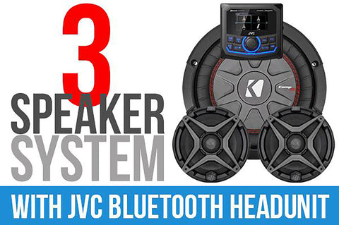 SSV WORKS 3 SPEAKER PLUG AND PLAY KIT WITH JVC MR1 RECEIVER RZ5-3A1