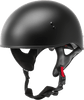 GMAX HH-65 HALF HELMET NAKED MATTE BLACK MD H1650075