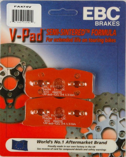 EBC BRAKE PADS V-SERIES FA474V