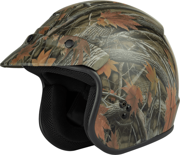 GMAX OF-2 OPEN-FACE HELMET LEAF CAMO LG G1021566